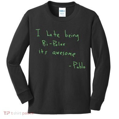 I Hate Being Bipolar It’s Awesome Bipolar Kids Long Sleeve Shirt