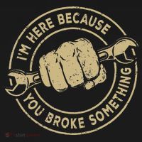 I'm Here Because You Broke Something Mechanic Handyman Women's Hoodie thumb 2