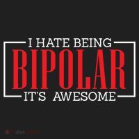 I Hate Being Bipolar It's Awesome Funny Bipolar Awareness Gift Beanie thumb 2