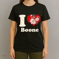 I Heart Boone North Carolina Floral T-Shirt thumb 4