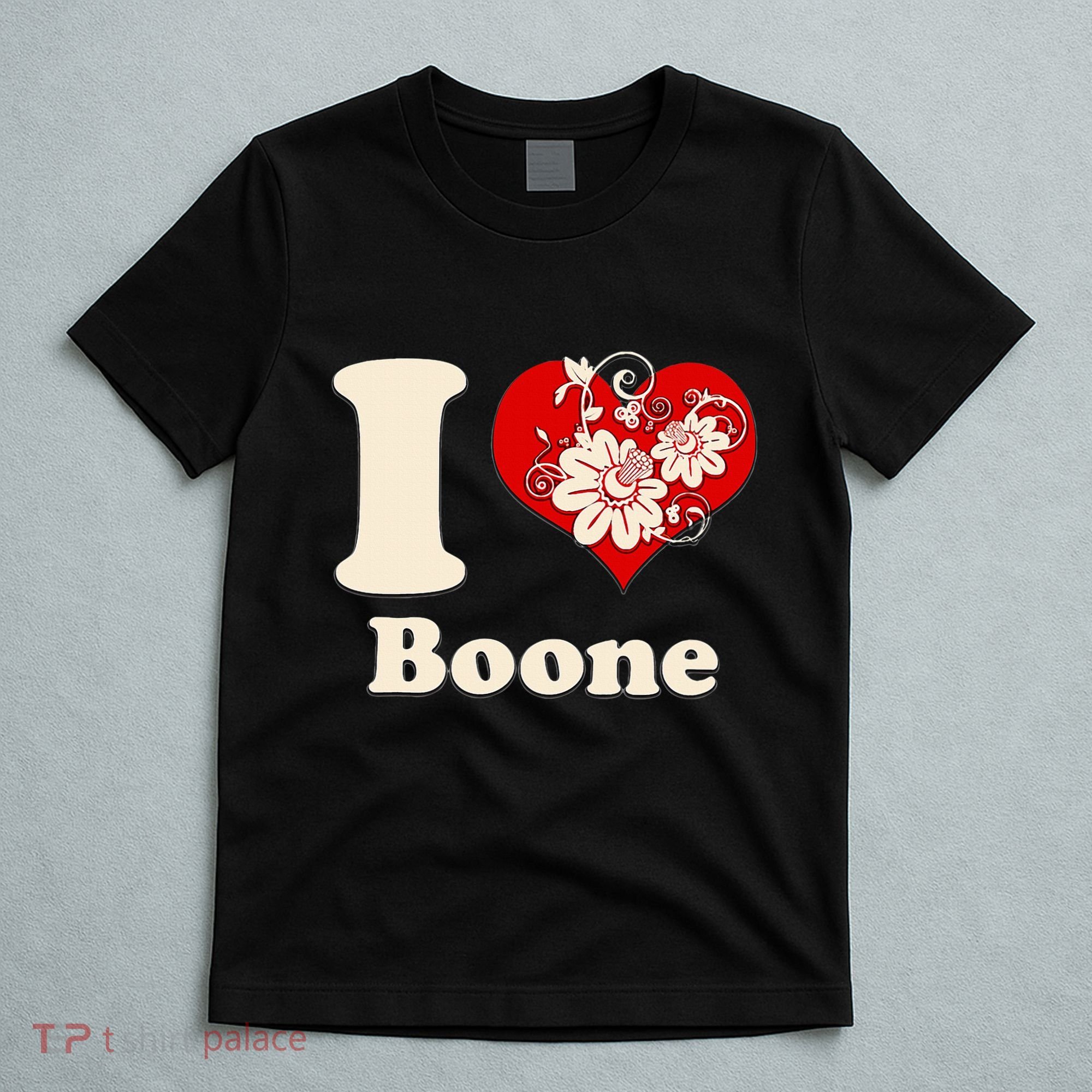 I Heart Boone North Carolina Floral T-Shirt