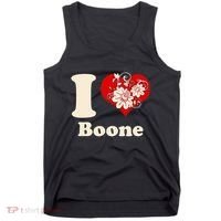 I Heart Boone North Carolina Floral Tank Top thumb 0