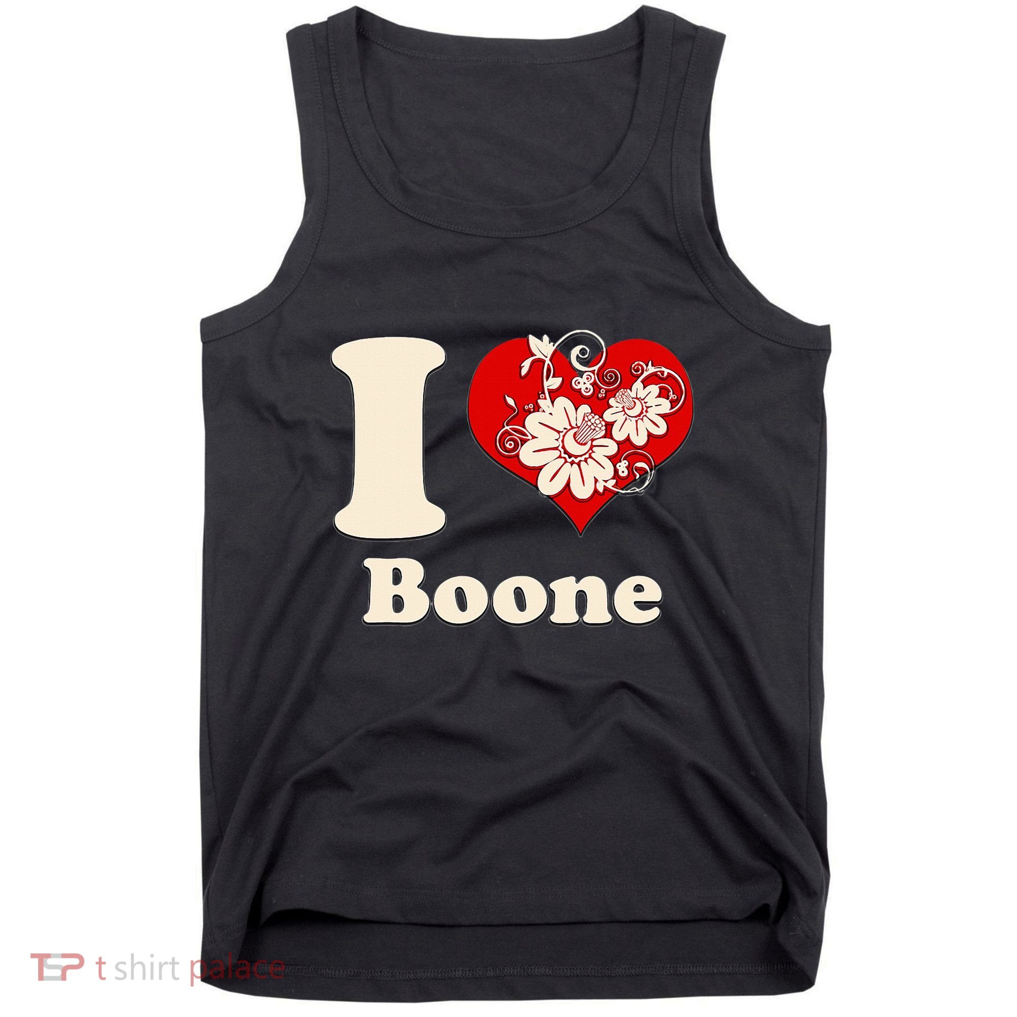 I Heart Boone North Carolina Floral Tank Top