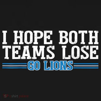 I Hope Both Teams Lose Go Lion Cooling Performance Long Sleeve Crew