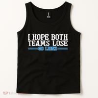 I Hope Both Teams Lose Go Lion Tank Top thumb 2