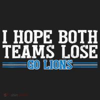 I Hope Both Teams Lose Go Lion Golf Towel thumb 3