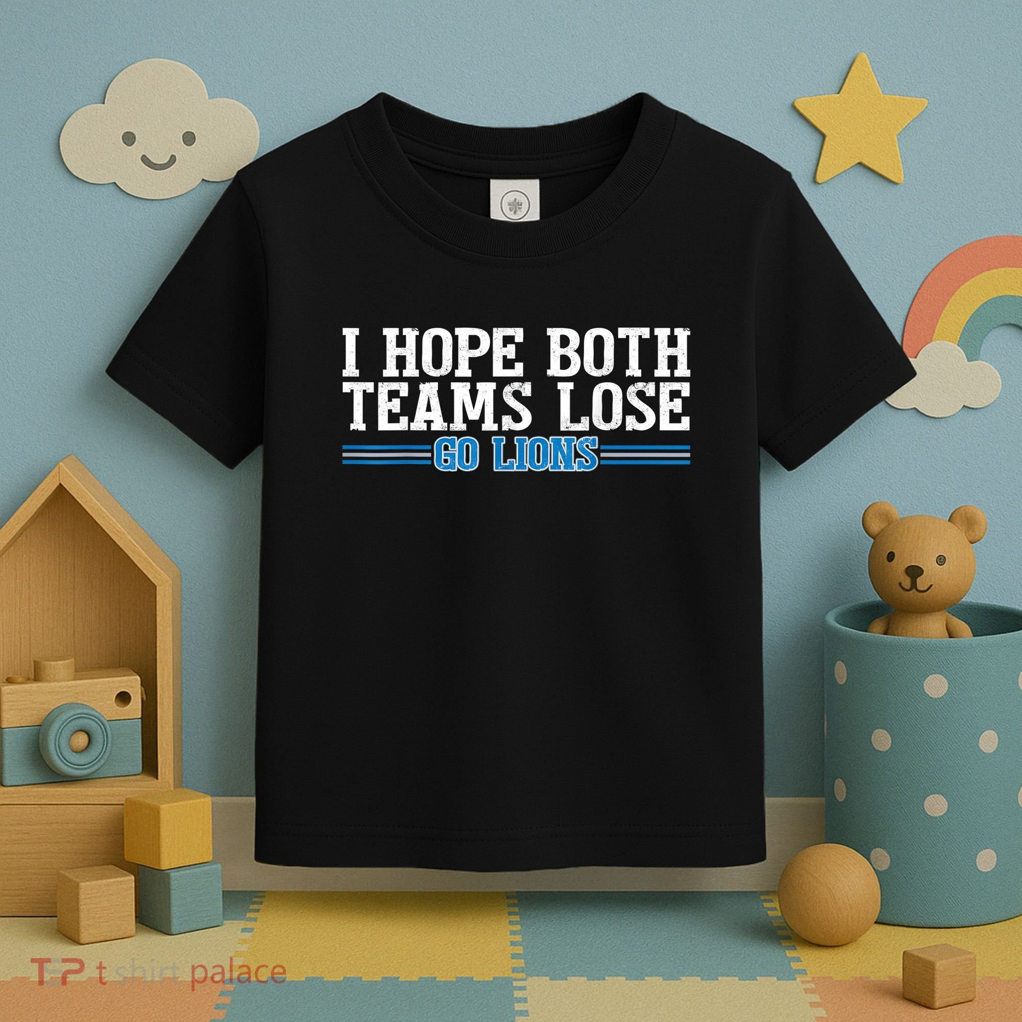 I Hope Both Teams Lose Go Lion Toddler T-Shirt