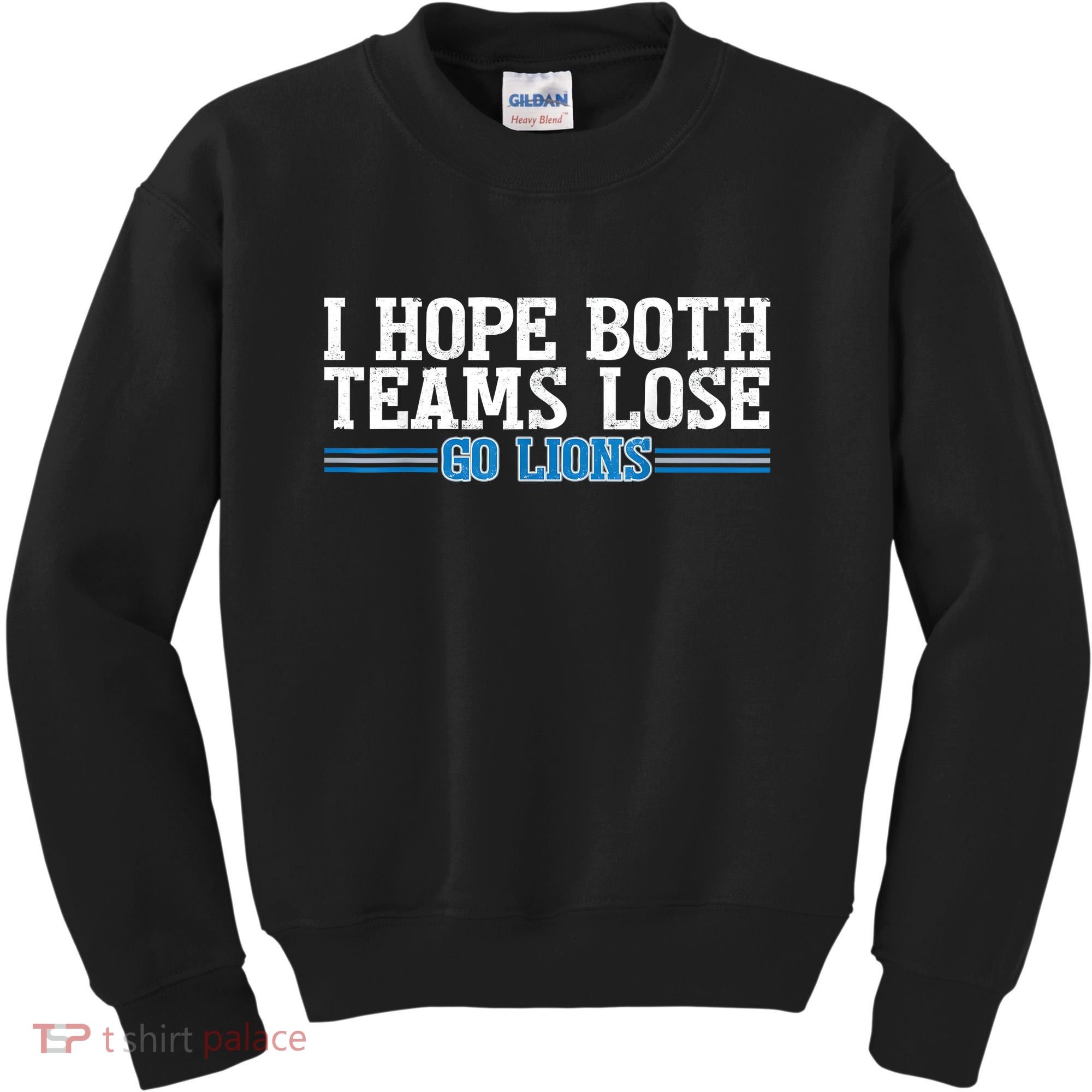 I Hope Both Teams Lose Go Lion Kids Sweatshirt