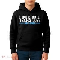 I Hope Both Teams Lose Go Lion Kids Hoodie thumb 4