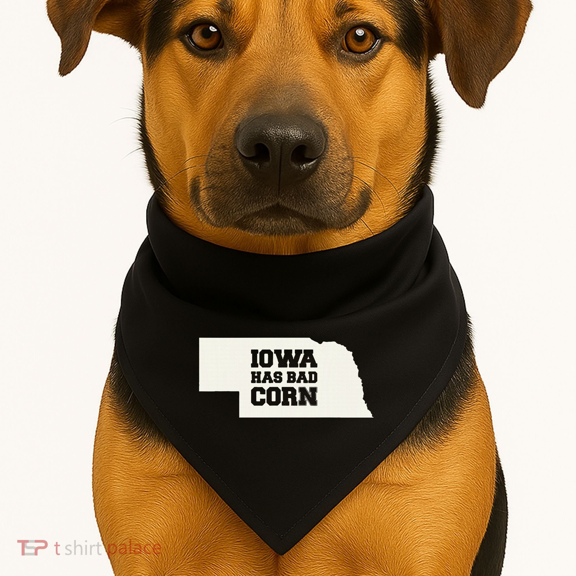Iowa Has Bad Corn USA-Made Doggie Bandana