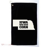 Iowa Has Bad Corn Golf Towel thumb 0
