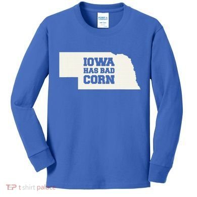 Iowa Has Bad Corn Kids Long Sleeve Shirt