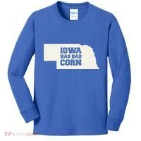 Iowa Has Bad Corn Kids Long Sleeve Shirt thumb 0