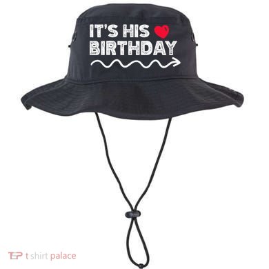 ItS His Birthday Funny Boyfriend B Day Party Matching Bucket Hat