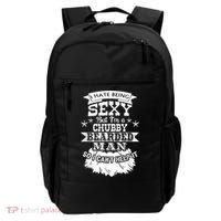 I Hate Being Sexy But I'm A Chubby Bearded Man Funny Beard Backpack thumb 0