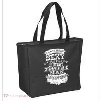 I Hate Being Sexy But I'm A Chubby Bearded Man Funny Beard Tote Bag thumb 2