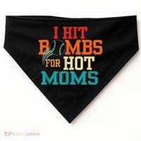 I Hit Bombs For Hot Moms USA-Made Doggie Bandana thumb 0