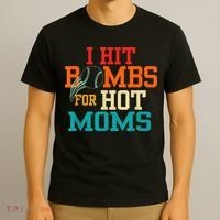 I Hit Bombs For Hot Moms T-Shirt thumb 3