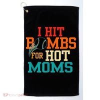 I Hit Bombs For Hot Moms Golf Towel thumb 0