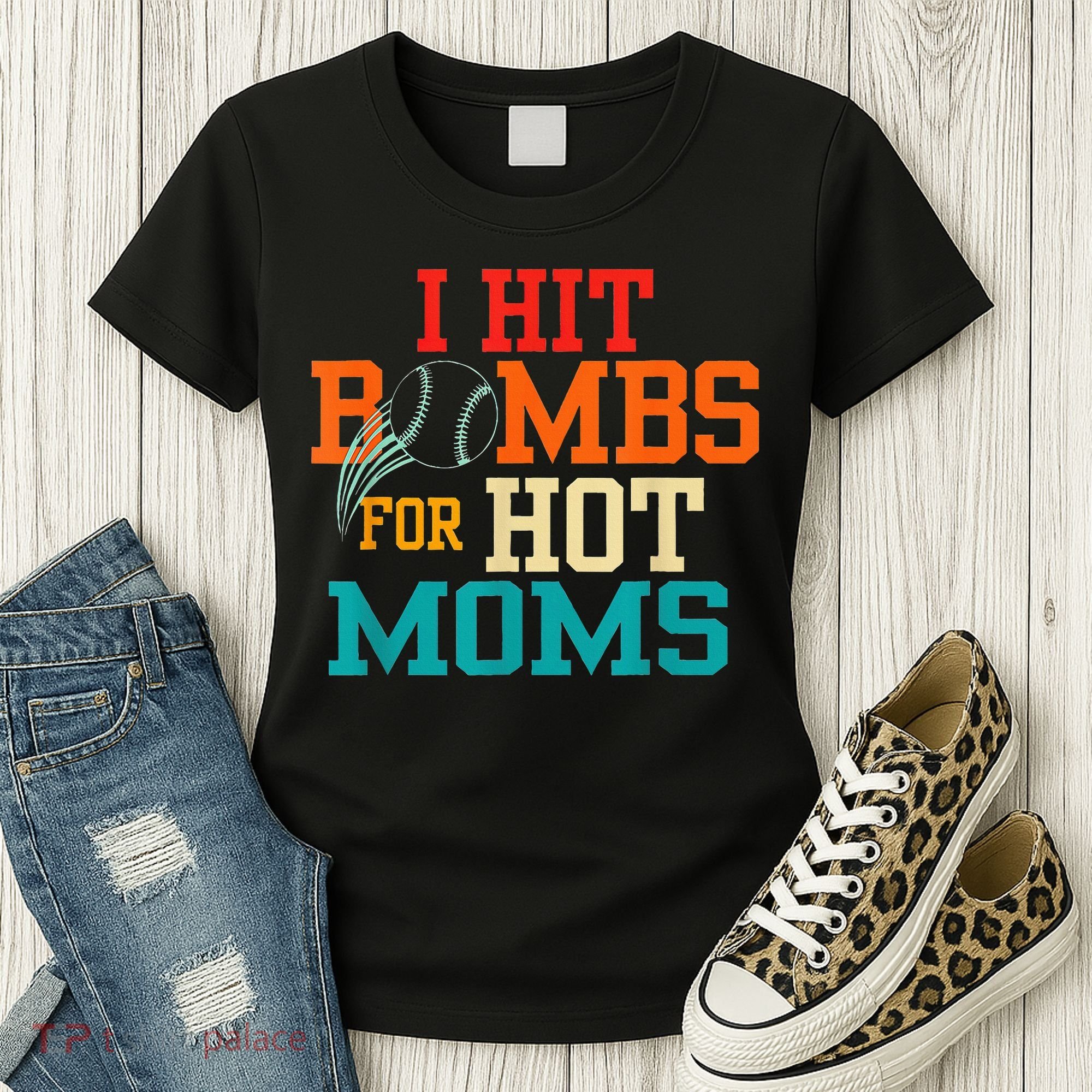 I Hit Bombs For Hot Moms Women's T-Shirt