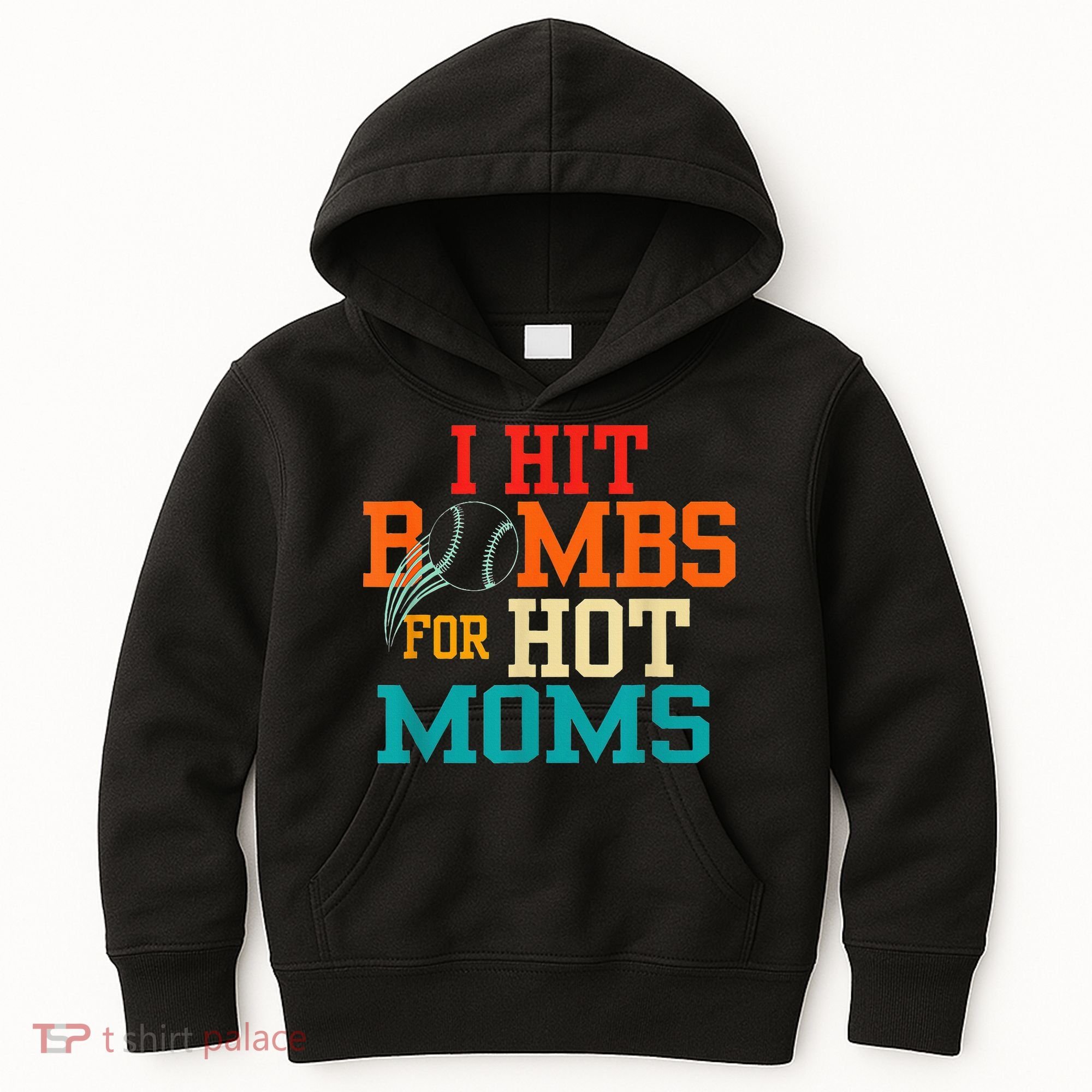 I Hit Bombs For Hot Moms Kids Hoodie