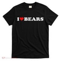 I Heart Bears I Love Bears Cute Red Heart Bear Lover T-Shirt thumb 0