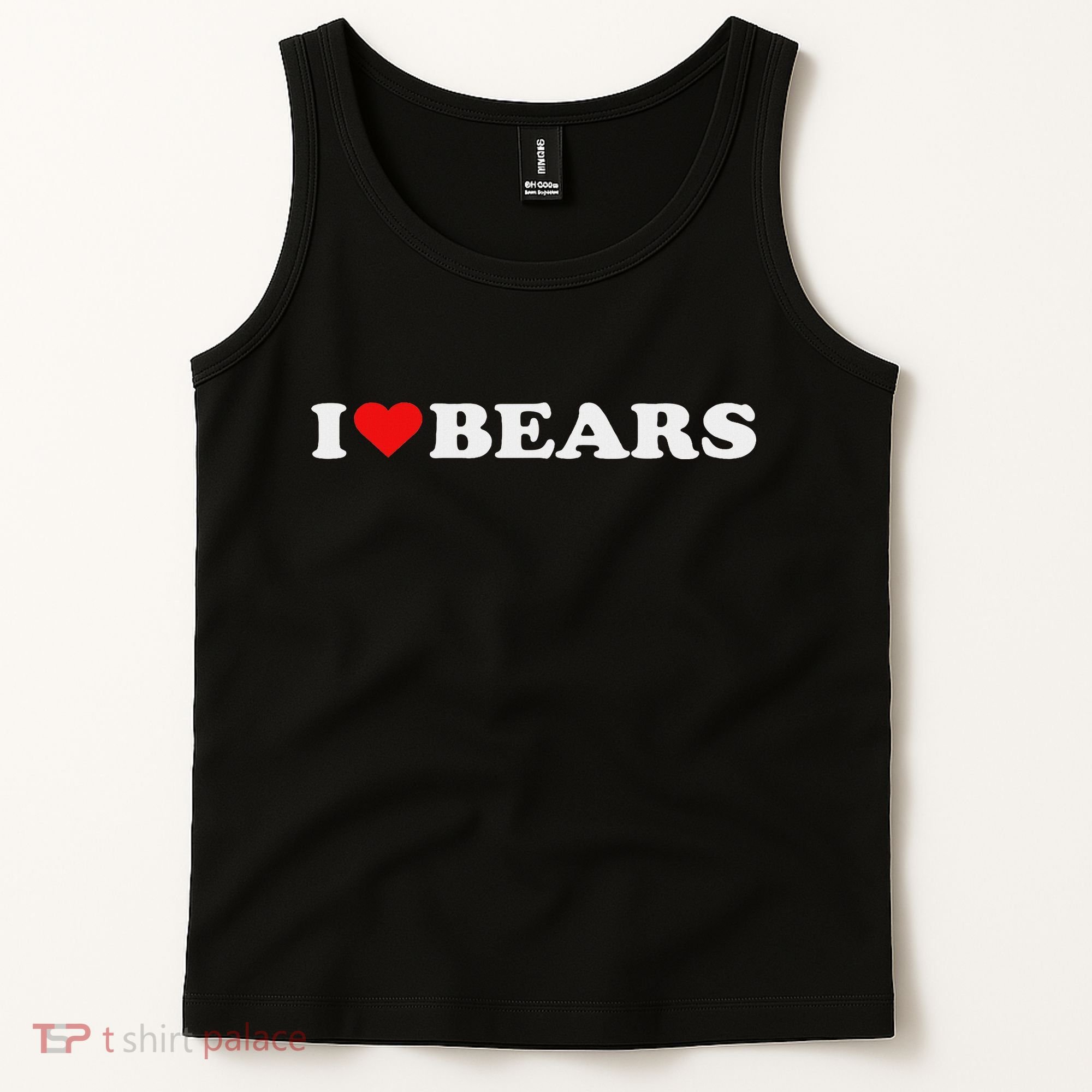 I Heart Bears I Love Bears Cute Red Heart Bear Lover Tank Top