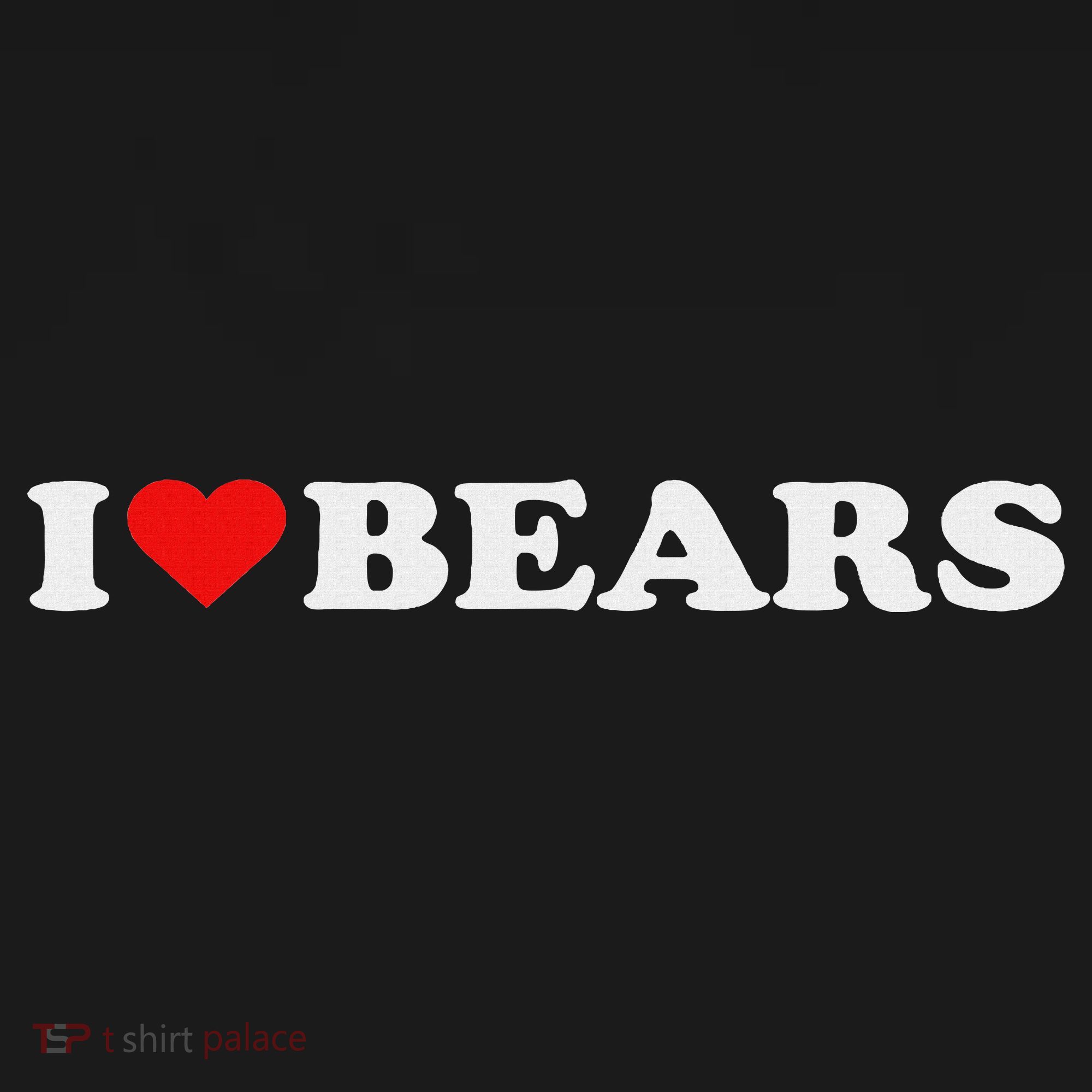 I Heart Bears I Love Bears Cute Red Heart Bear Lover Tank Top