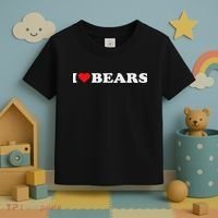 I Heart Bears I Love Bears Cute Red Heart Bear Lover Toddler T-Shirt thumb 3
