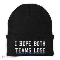 I Hope Both Teams Lose Beanie thumb 0