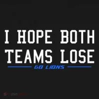 I Hope Both Teams Lose Ornament thumb 1