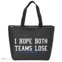 I Hope Both Teams Lose Tote Bag thumb 0