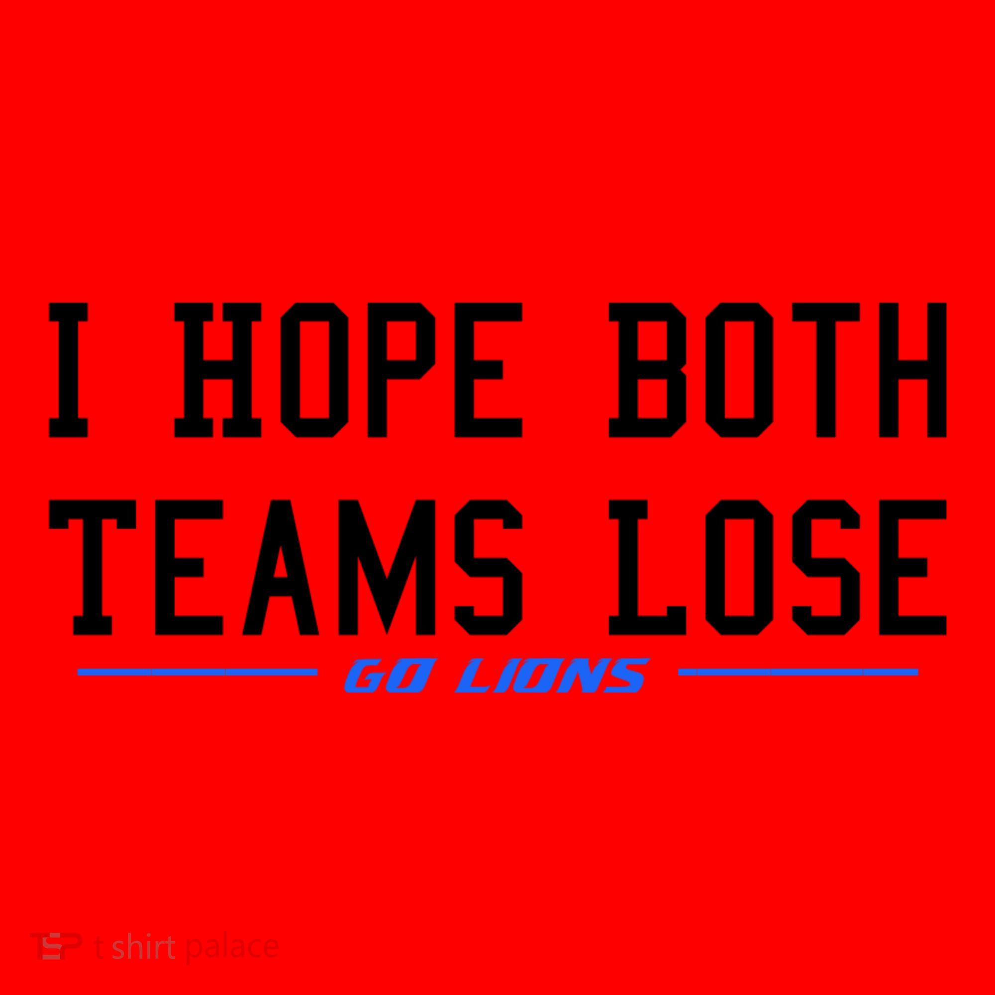 I Hope Both Teams Lose Santa Hat