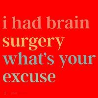 I Had Brain Surgery WhatS Your Excuse Brain Surgery Santa Hat thumb 1