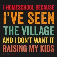 I Homeschool Because I’Ve Seen The Village Homeschool Mom Visor thumb 3