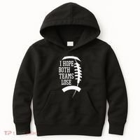 I Hope Both Teams Lose Kids Hoodie thumb 0