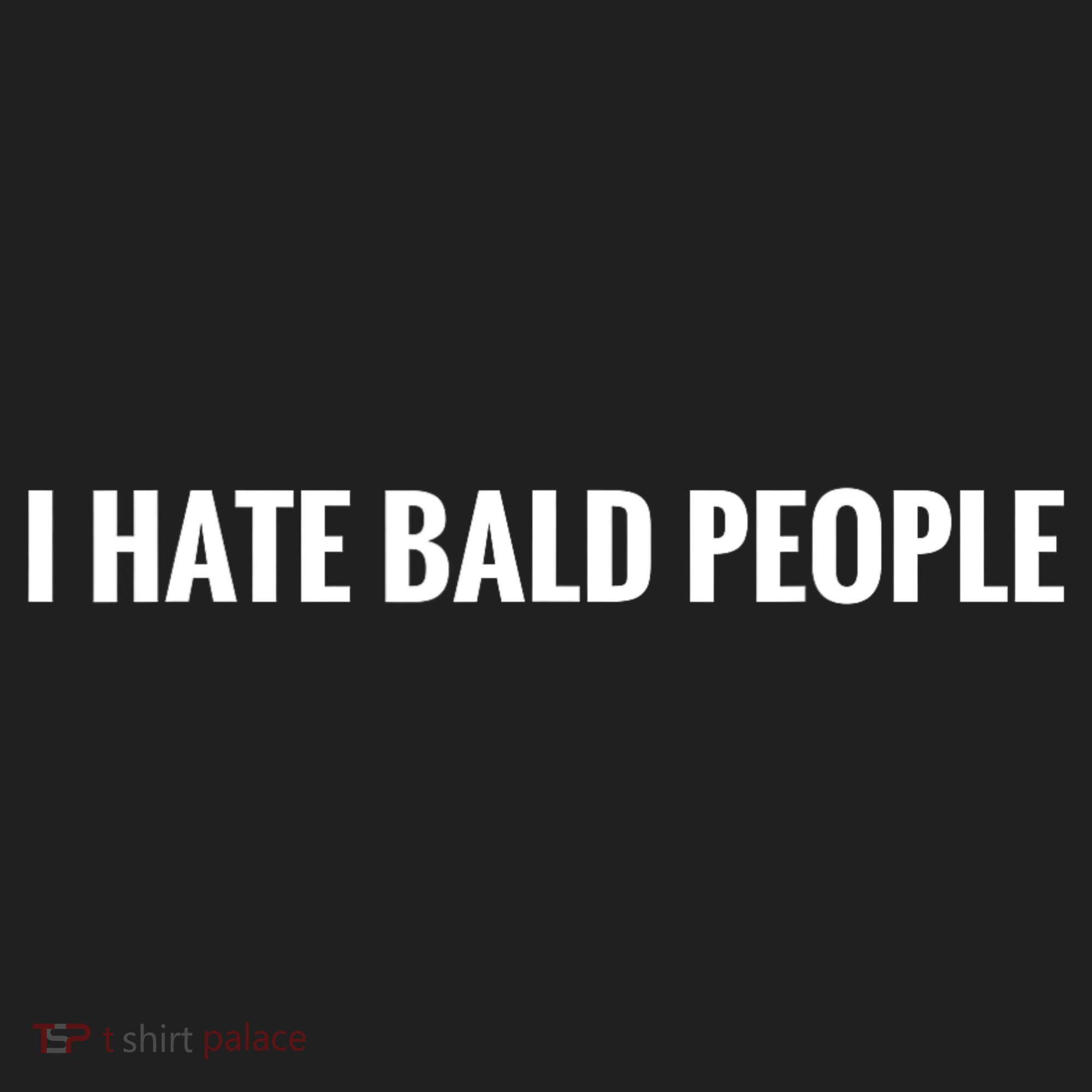 I Hate Bald People Funny People Saying Golf Towel