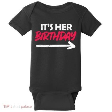 It's Her Birthday Baby Bodysuit