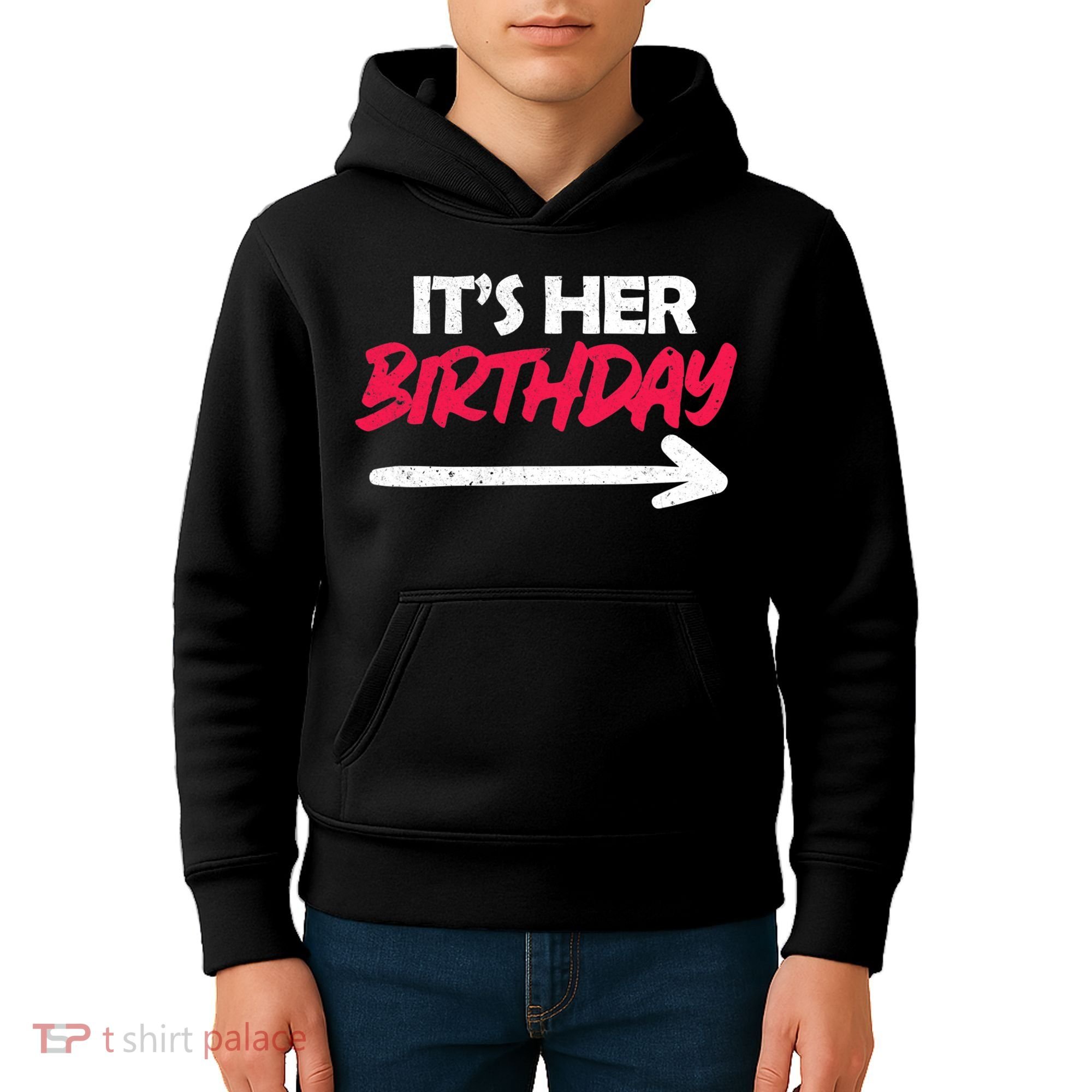 It's Her Birthday Kids Hoodie