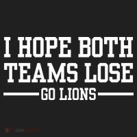 I Hope Both Teams Lose Go Lions Hat thumb 2