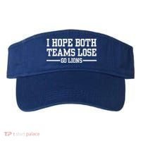 I Hope Both Teams Lose Go Lions Visor thumb 0
