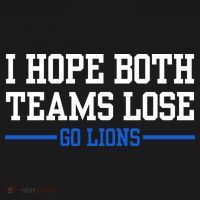 I Hope Both Teams Lose Go Lions Funny Sports Mousepad thumb 1