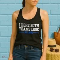 I Hope Both Teams Lose Go Lions Funny Sports Women's Tank Top thumb 2