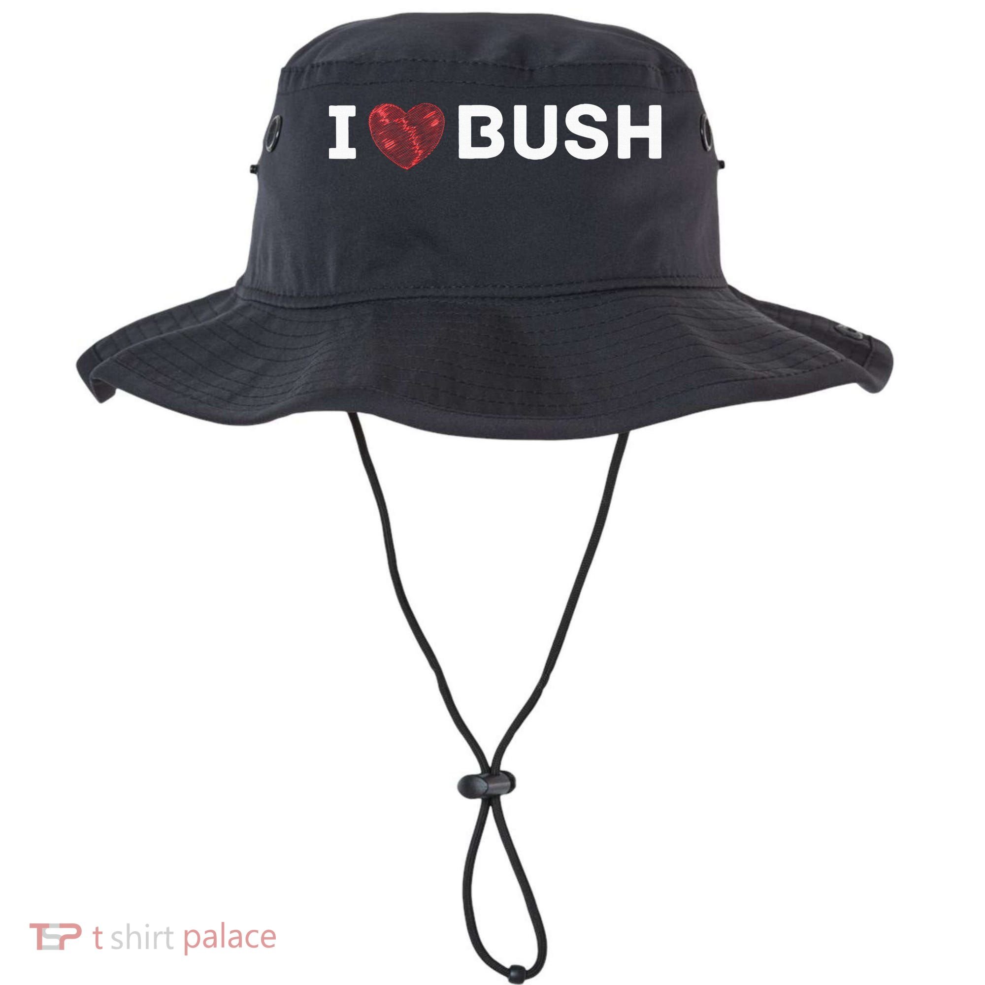 I Heart Bush Awesome I Love Bush Bucket Hat