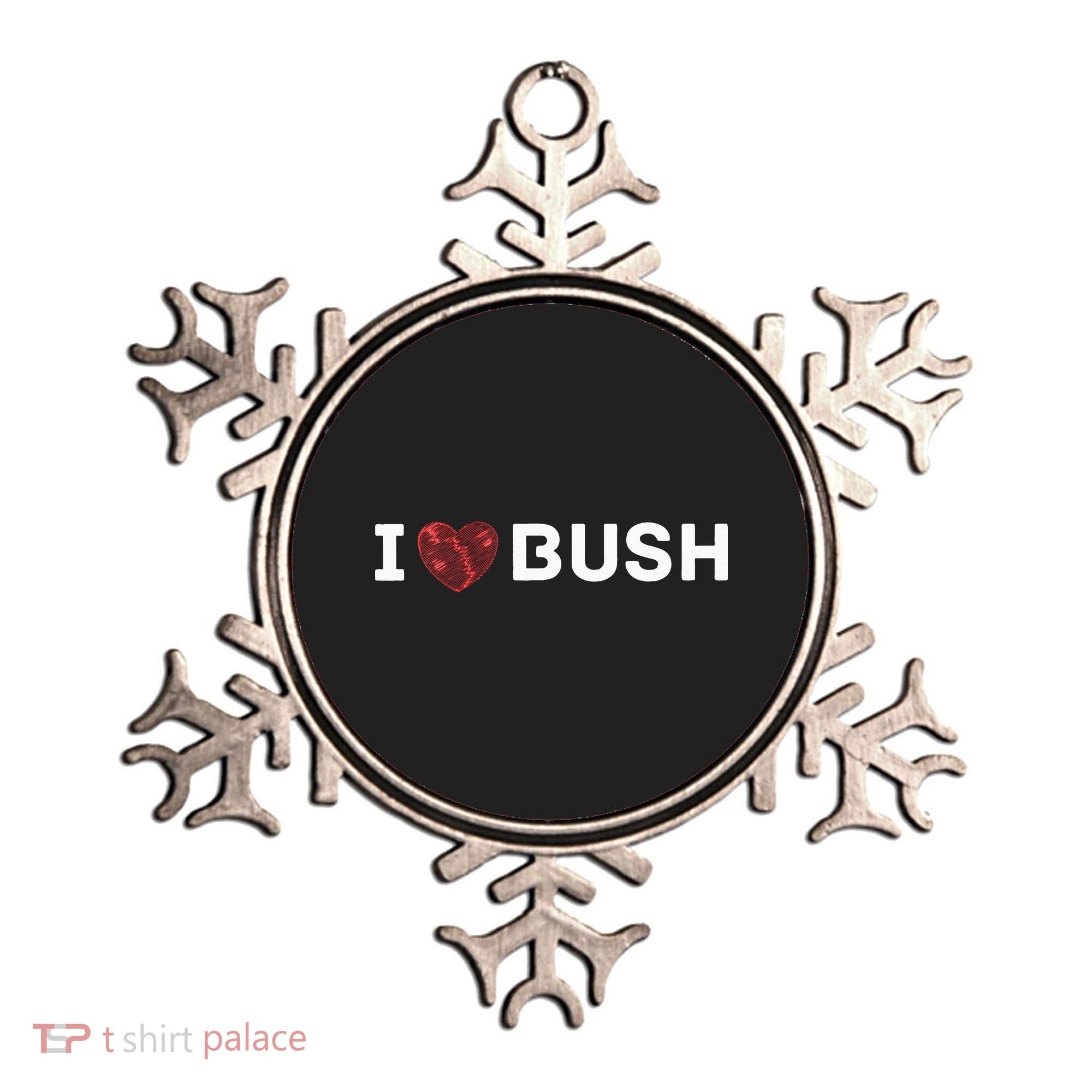 I Heart Bush Awesome I Love Bush Ornament