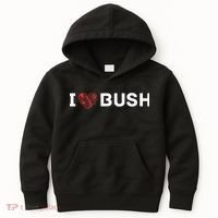 I Heart Bush Awesome I Love Bush Kids Hoodie thumb 0