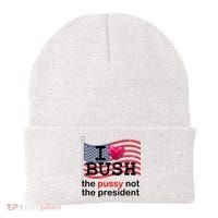 I Heart Bush The Pussy Not The President Beanie thumb 0