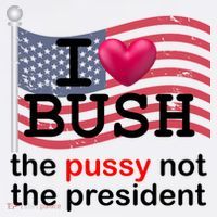 I Heart Bush The Pussy Not The President Women's Tank Top thumb 5