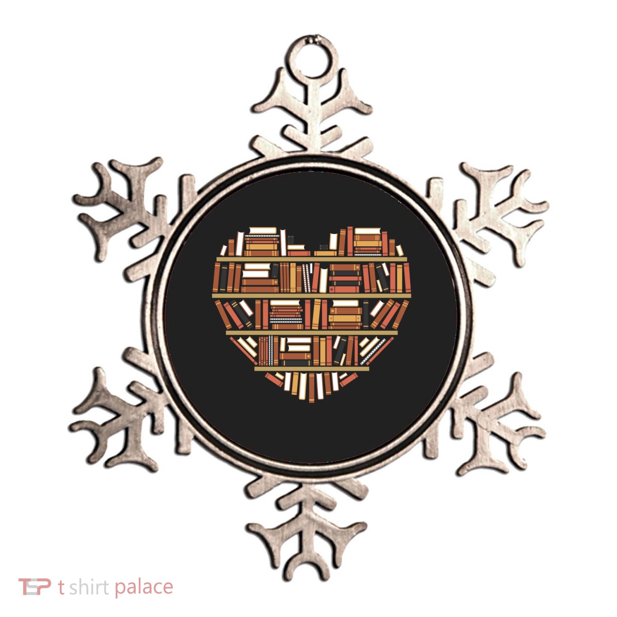 I Heart Books I Love Books Gift Ornament