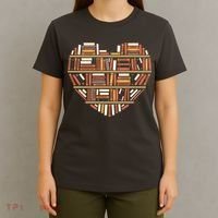 I Heart Books I Love Books Gift T-Shirt thumb 4